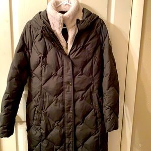 Ralph Lauren hooded down coat with fleece liner